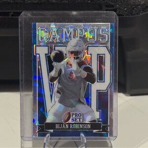 2022 Pro Set Leaf Bijan Robinson VIP Card. Atlanta Falcons